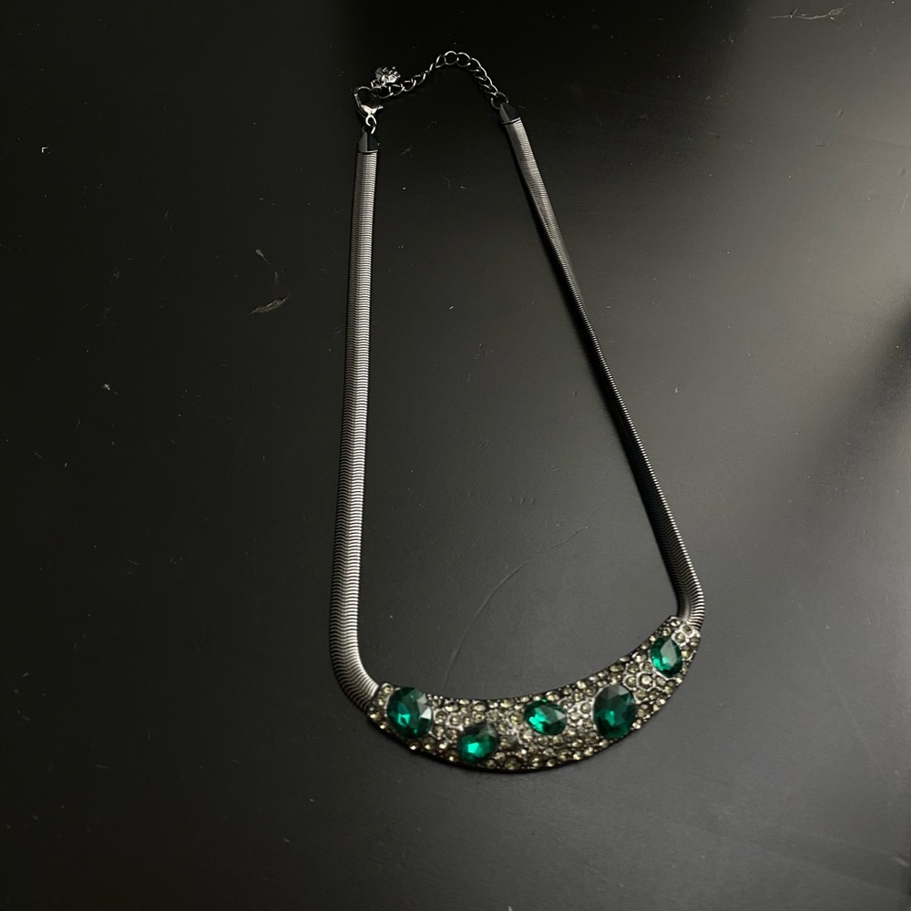 Emerald Green Statement Necklace